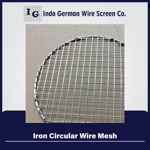 Monel 400 Circular Wire Mesh - Color: Silver