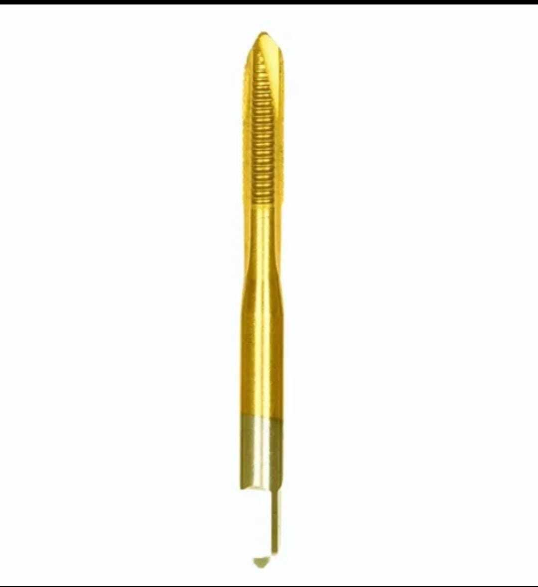 M2.5 Sppt M2 Hss-e Tin Coated Taps - High-speed Steel, Silver And Gold Finish | Cnc Machine Compatible, Exceptional Hot Hardness And Abrasion Resistance