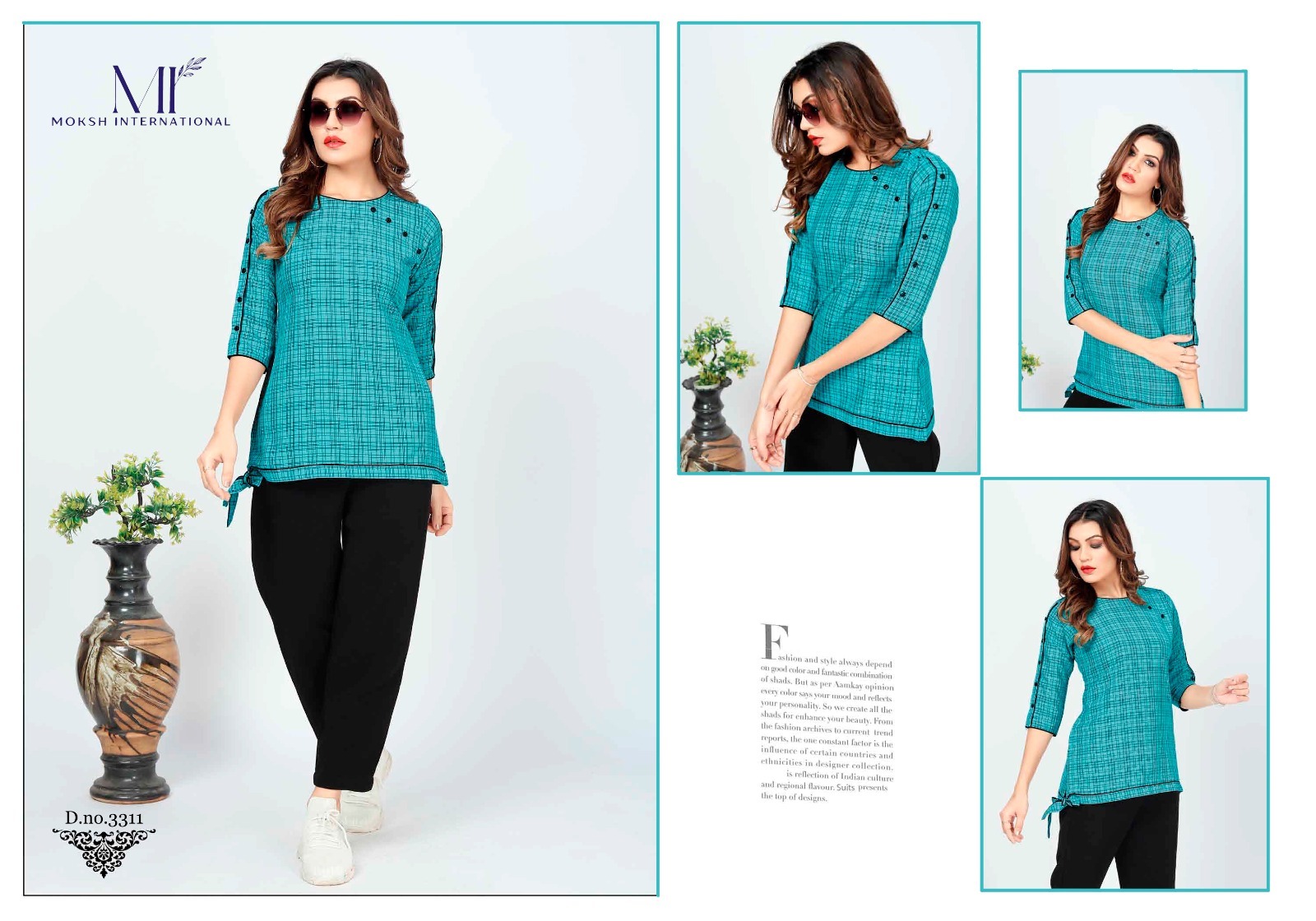 Cotton Short Top - Top Lining: Pure Cotton, Color: 07 | Lightweight And Comfortable Design