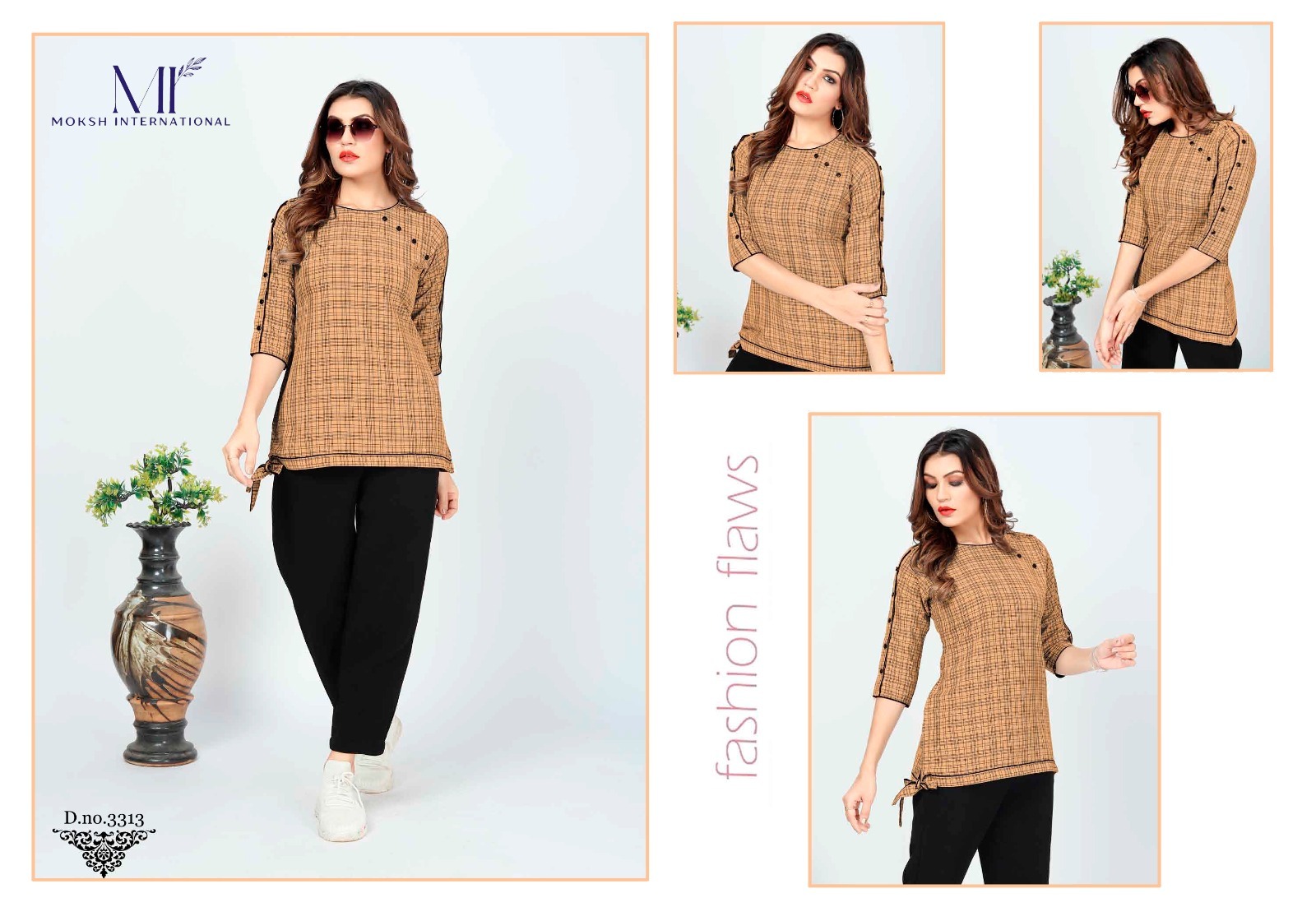 Cotton Short Top - Top Lining: Pure Cotton, Color: 07 | Lightweight And Comfortable Design