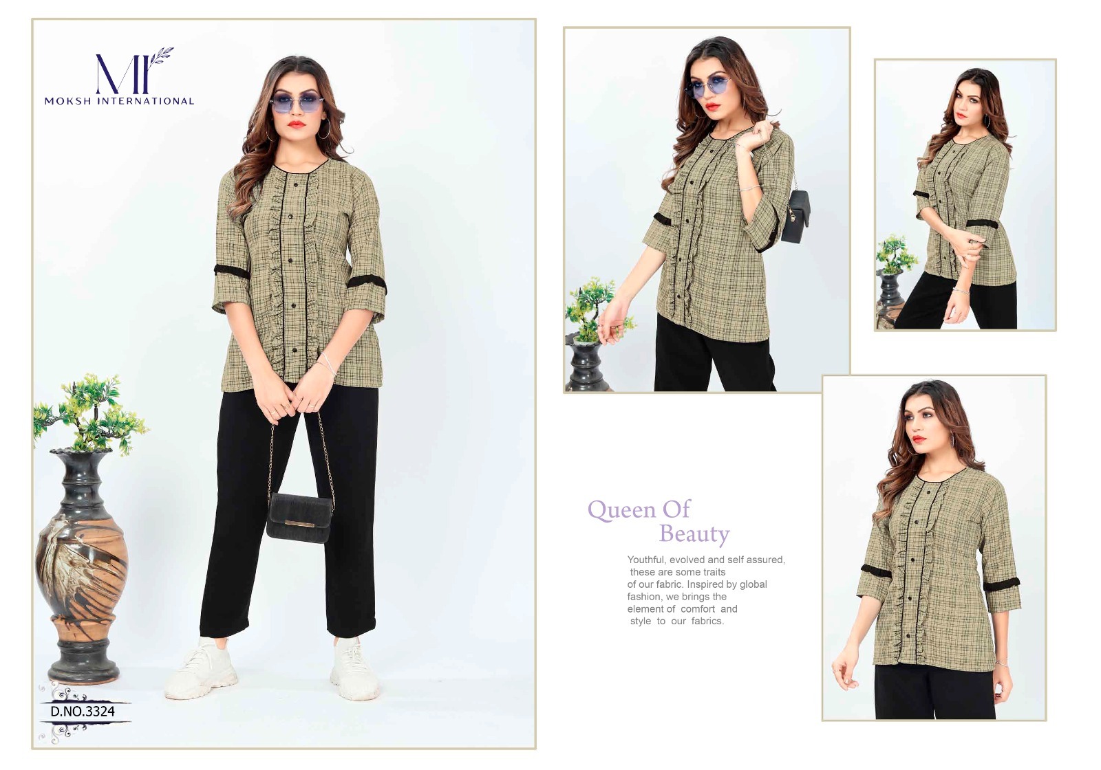 Cotton Short Top - Top Lining: Pure Cotton, Color: 07 | Lightweight And Comfortable Design