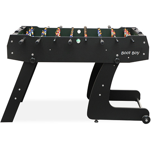 Black Folding Foosball Soccer Table - Designed For: Children