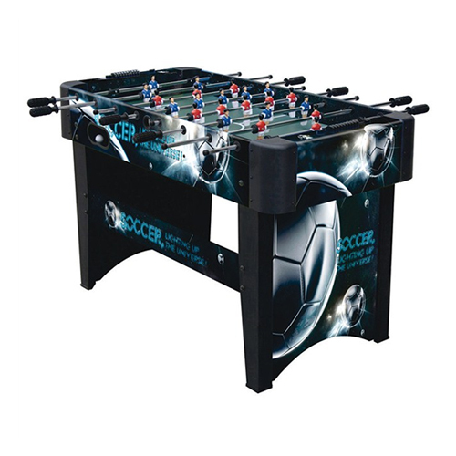 Portable Foosball Soccer Table - Durable Plastic And Metal Build, Adjustable Height For Children, Easy Setup With Manual Function, Lightweight And Portable Design With Scorekeeper