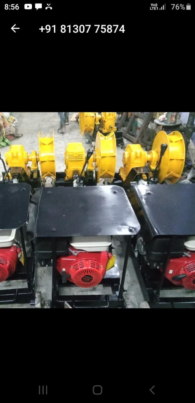 Any Colour 5 Ton Power Winch Machine