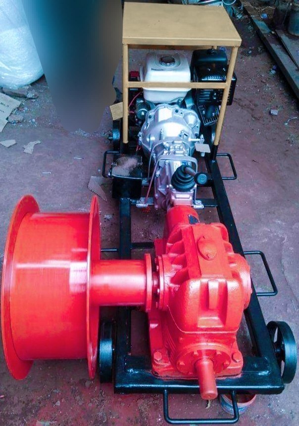 Any Colour 5 Ton Power Winch Machine