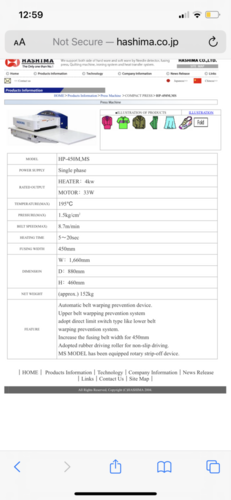 HASHIMA HP 450MS