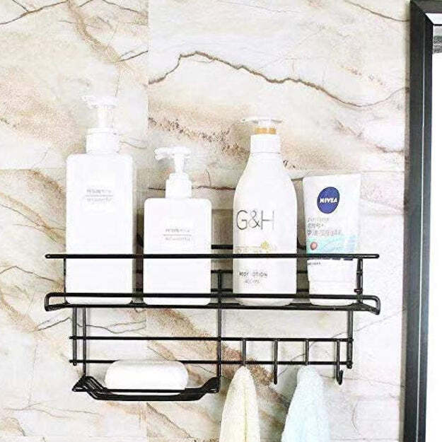 3 In 1 Shower Shelf Rack For Storing And Holding Various Household Stuffs And Items Etc (9009)