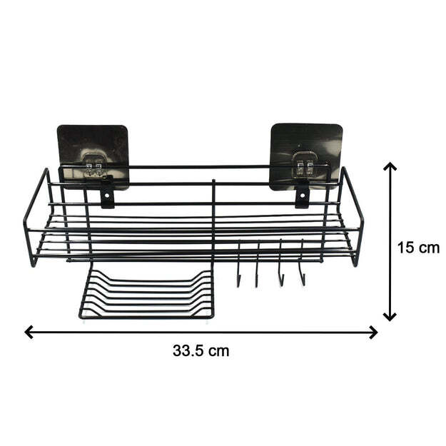 3 In 1 Shower Shelf Rack For Storing And Holding Various Household Stuffs And Items Etc (9009)
