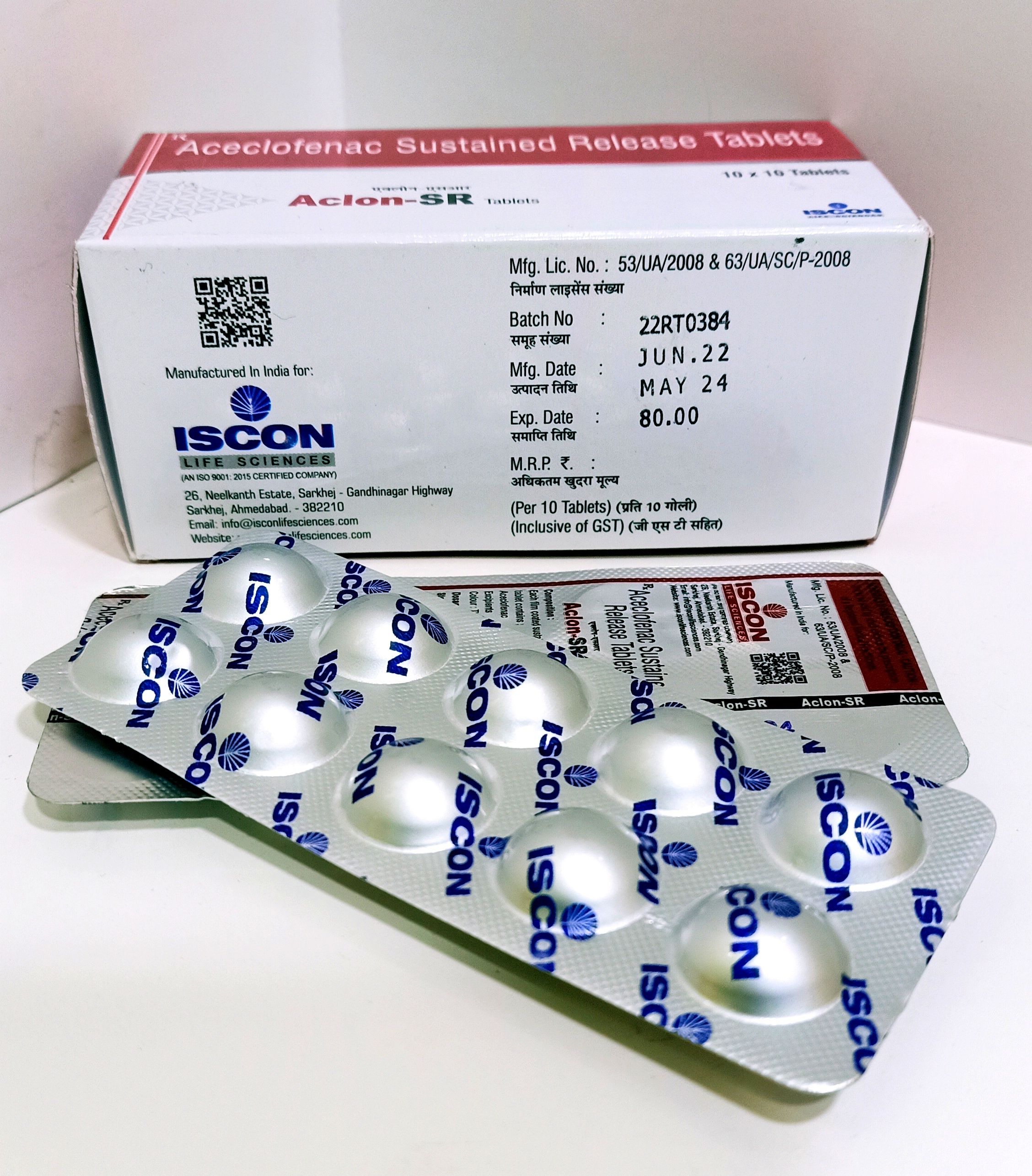 Aclon-sr Tablet Keep At Cool And Dry Place