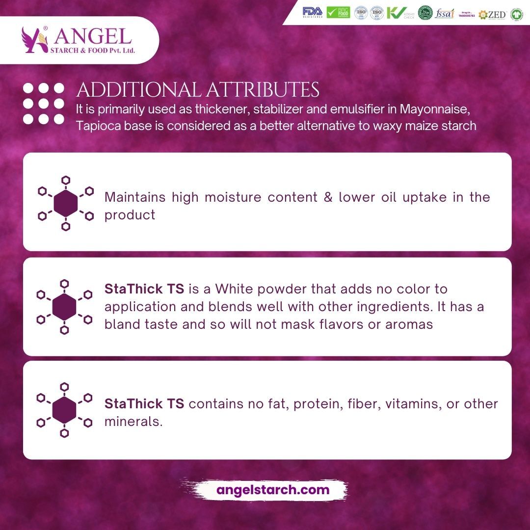 Modified Starch E1414 Acetylated Distarch Phosphate Tapioca Starch For Gravies - 25 Kilograms, White Powder, Vegan, Non-gmo, Gluten-free, Shelf Life 12 Months