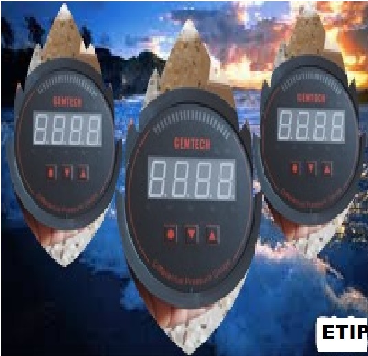 Gemtech Series 3000 Digital Pressure Gauge Range 0 To 500 Pac - Color: Black