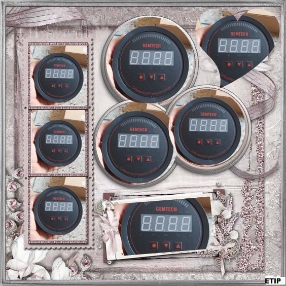 Gemtech Series 3000 Digital Pressure Gauge Range 0 To 250 Pac