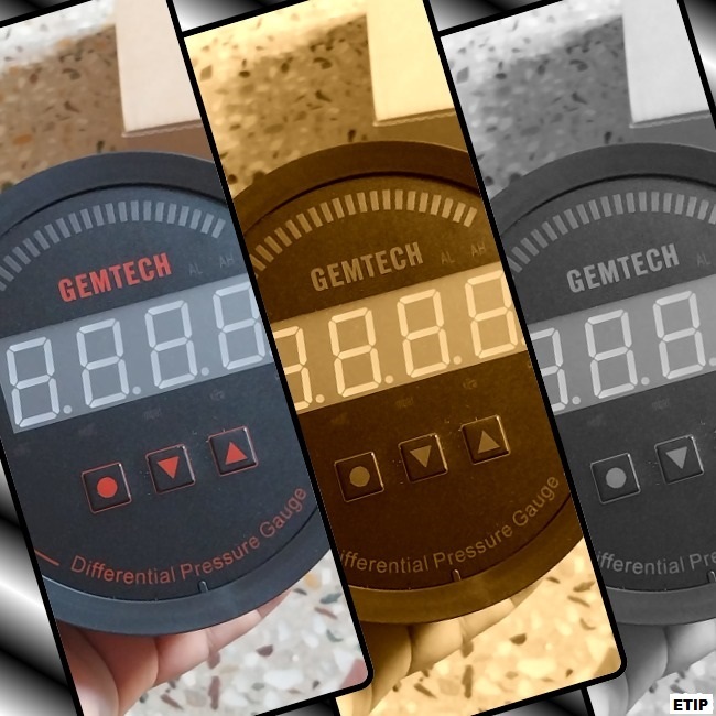 Gemtech Series 3000 Digital Pressure Gauge Range 0 To 250 Pac
