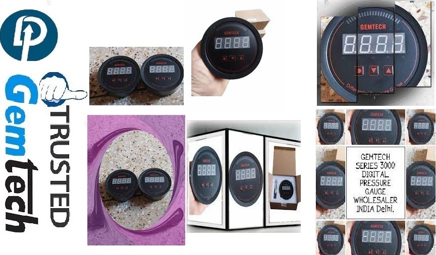 Gemtech Series 3000 Digital Pressure Gauge Range 0 To 10.00 Kpa By Chainpur Block Gumla - Accuracy: A 1%fs