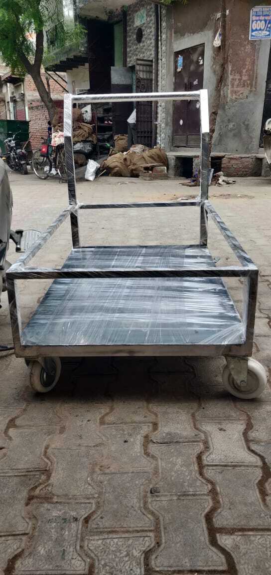 Ss Platform Trolley - Material: Iron