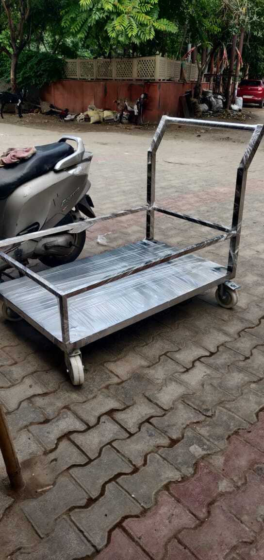 Ss Platform Trolley - Material: Iron