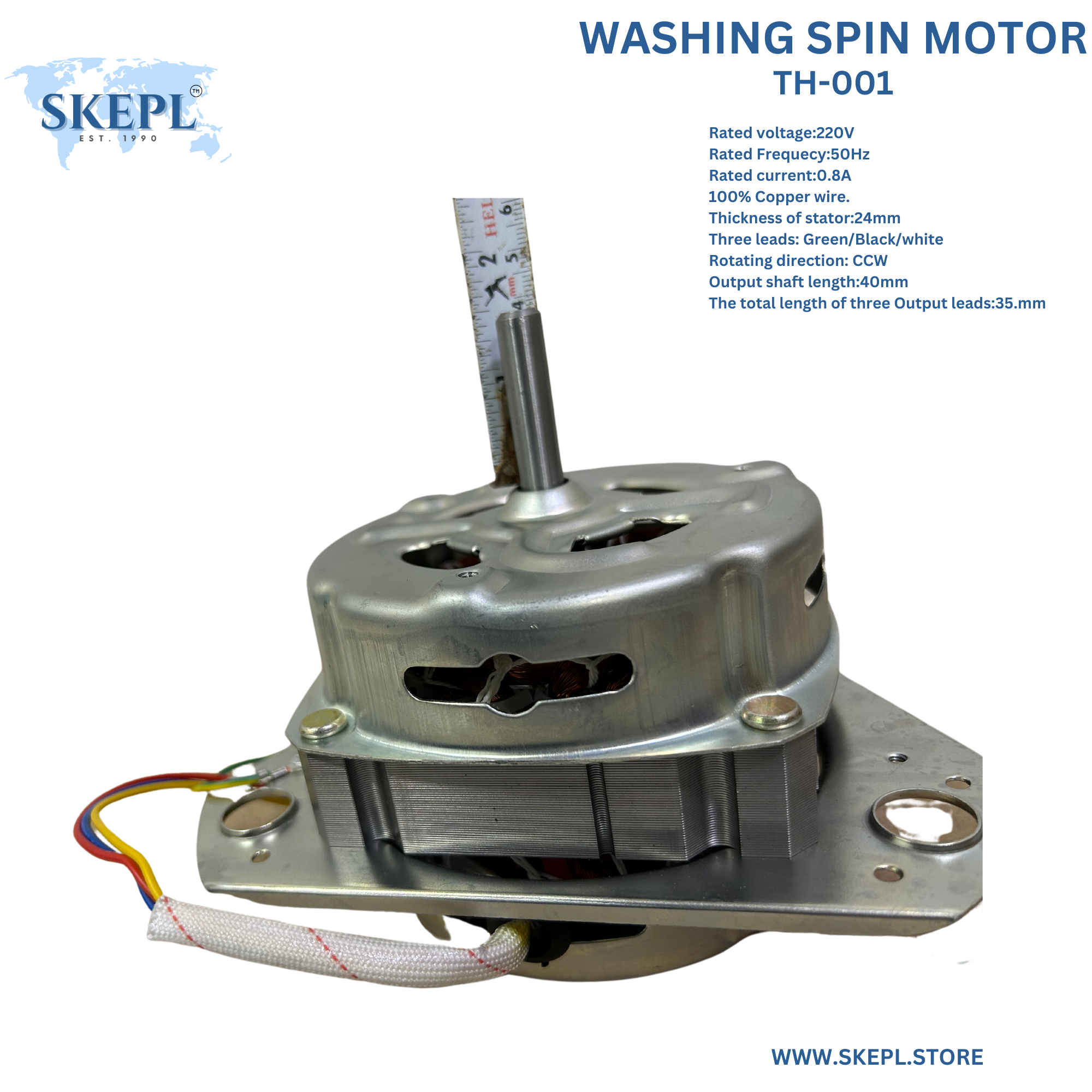 Washing Spin Motor Capacity: 7 Liter/day