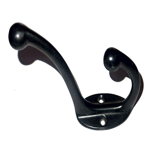 Black Coat Hook - Stainless Steel, Customized Size | Manual Operation, High Quality
