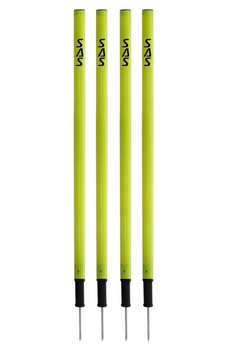SAS SPORTS स्लालम पोल्स स्प्रिंग लोडेड (4 का सेट)
