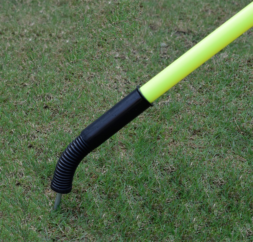 Field Training Football Slalom Poles - 5ft Made From Shatterproof Pvc | Easy Soft Surface Insertion, Three Variants Available