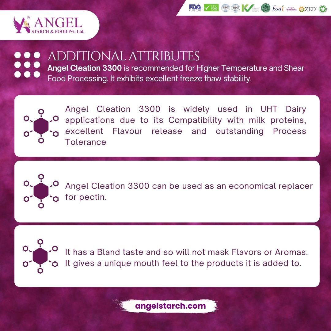 Clean Label Starch Physically Modified Starch Tapioca Starch - Vegan, Gluten Free, Plant-based Thickener For Dairy Puddings, Custards, Desserts, And Bakery Jams