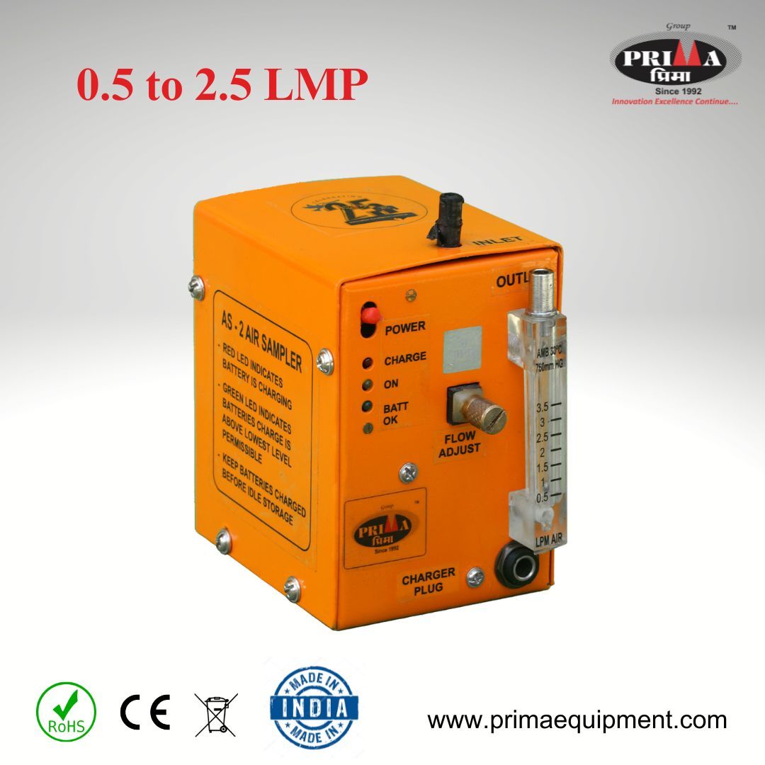 Handy Air Sampler - Dimension (L*w*h): 110 X 70 X 125 Millimeter (Mm)