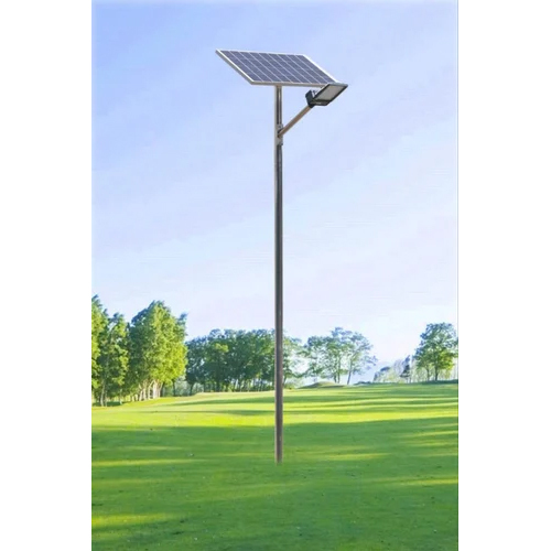 12W Semi Integrated Solar LED Street Light - Metal Build, Cool White Light Color | Outdoor Application, Rectangular Shape, Solar Power Factor