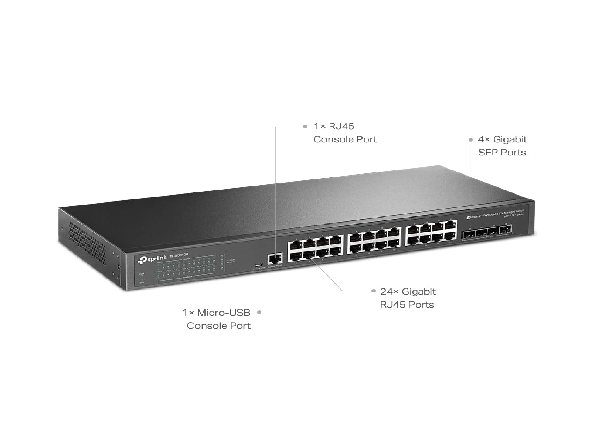 Tp-link Tl-sg3428 24 Port Gigabit Switch