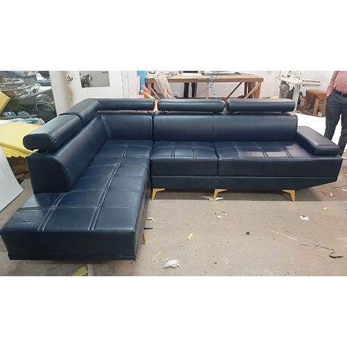 L Shape Sofa Set - Foam Material, Modern European Style, Eco-friendly & Inflatable Design | Cozy Indoor Furniture With Warranty & Eye-catching Appeal