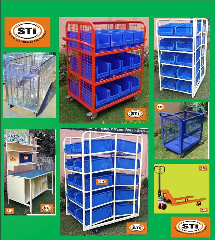 B2c Sorting Trolley / Order Picker Trolley Application: Industrial