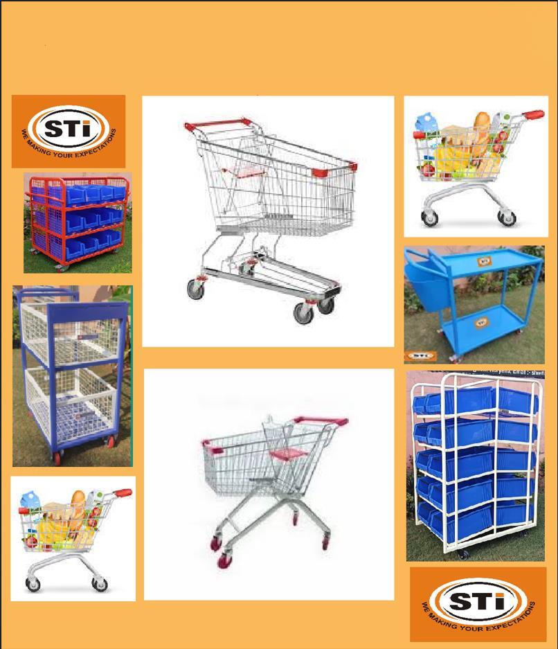 B2c Sorting Trolley / Order Picker Trolley Application: Industrial