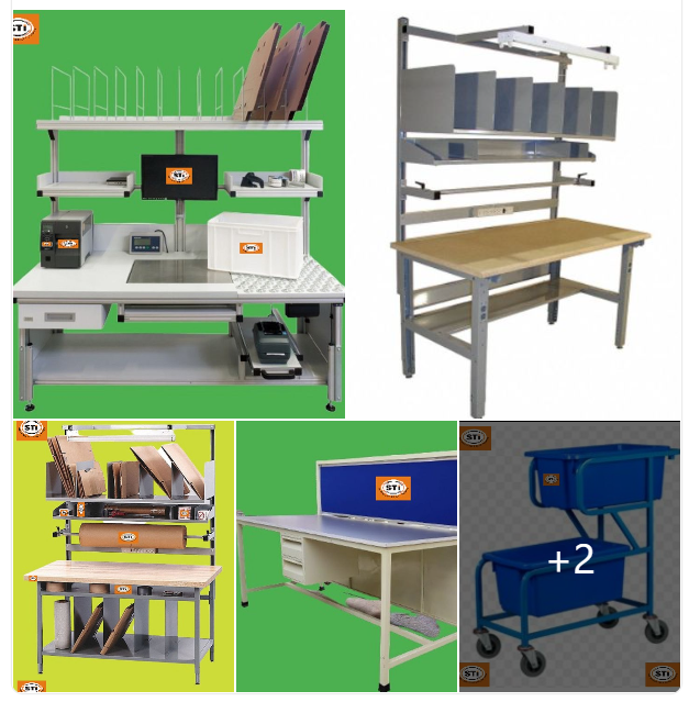 Inspection Workstation - Mild Steel, Customized Size, White Color | Easy To Clean, Machine Made, Painted Finish
