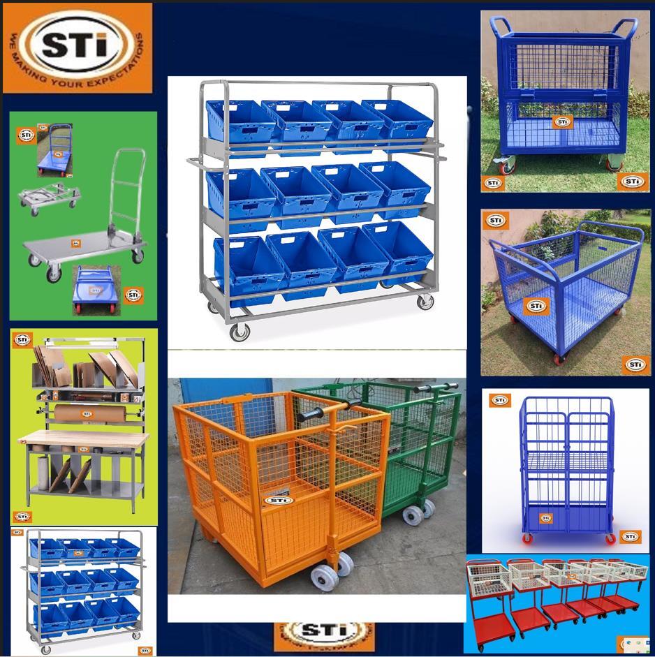 All Colors Material Handling Trolley