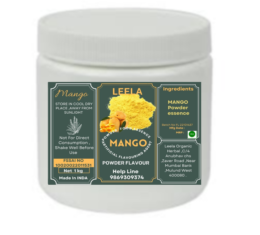 Mango Powder Food Essence - Natural Dehydrated Mango | Rich Flavor For Culinary Creations, Baking And Smoothies