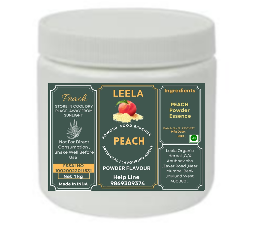 Peach Powder Food Essence - Natural Fruit Flavor Powder 36 Months Shelf Life Room Temperature Storage