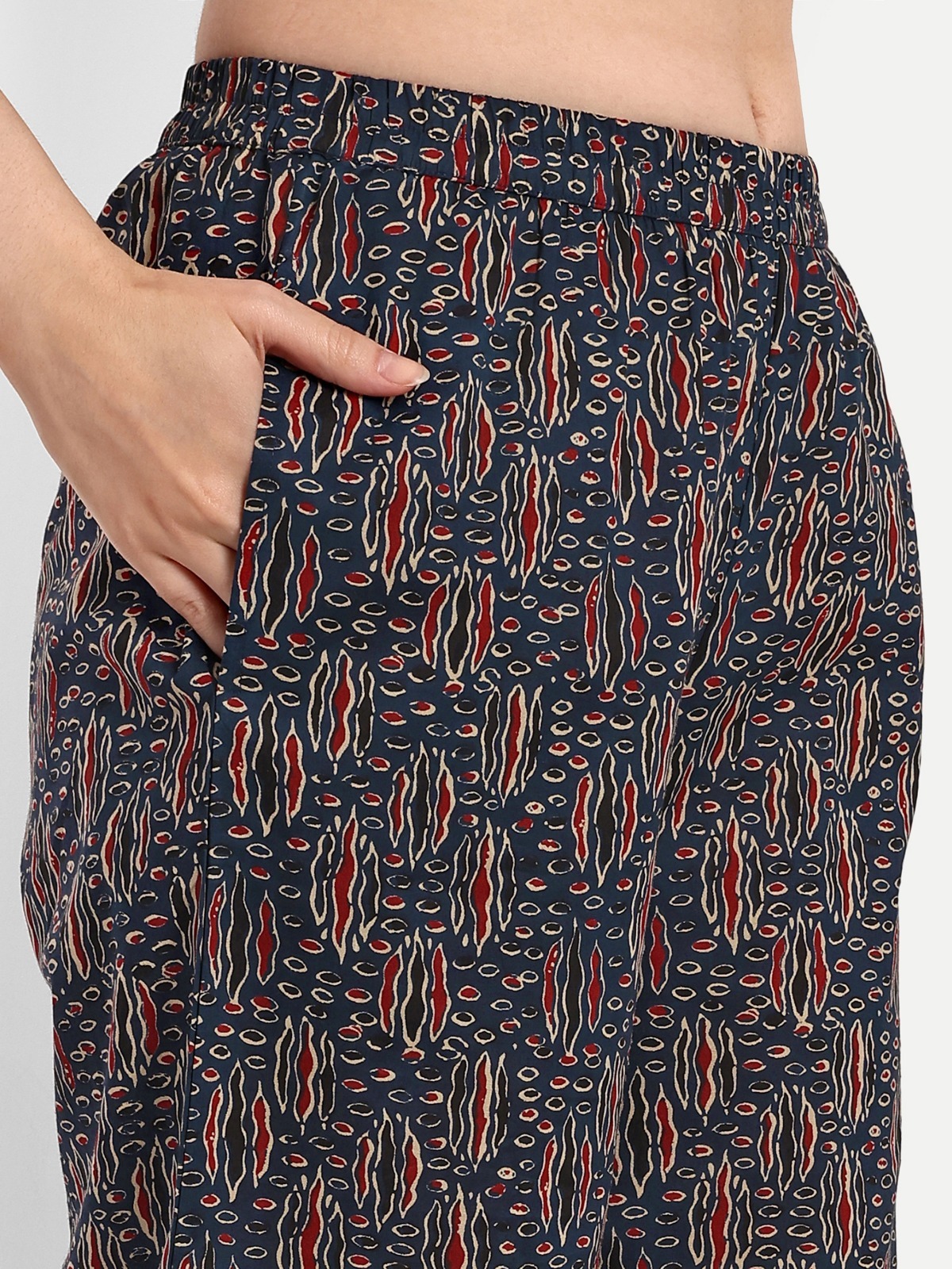 Dark Blue Shirt Style Coord Sets - Ethnic Region: Indian