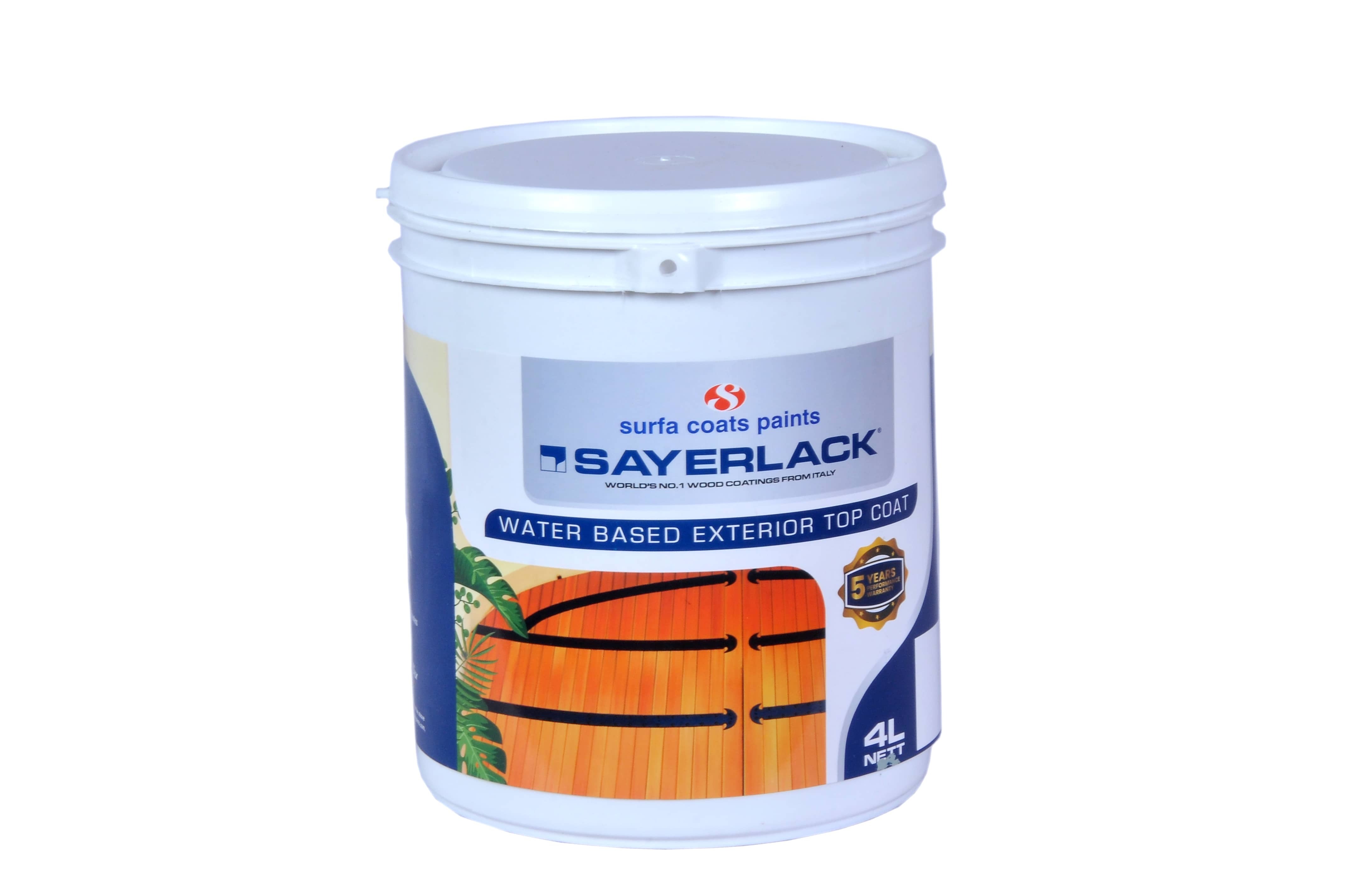 Sayerlack  Water Based Wood Coating - Application: Do It Yourself