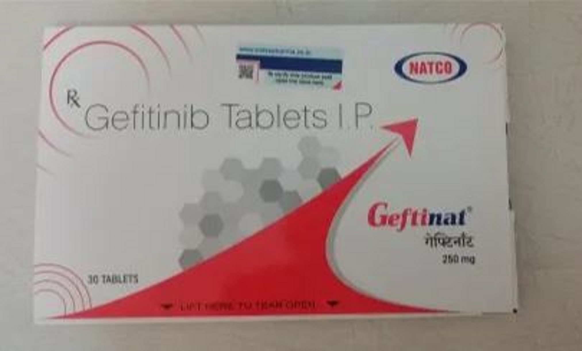 Geftinat Geftinib Tablets - Anticancer Agent, 250mg Dosage Per Tablet