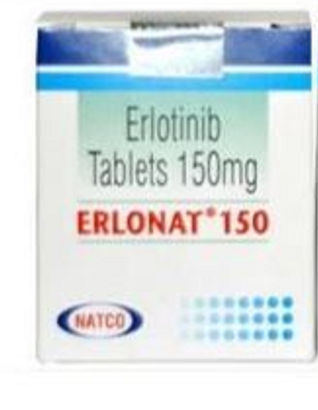 Erlonat 150 Mg Erlotinib Tablets - Erlotinib Hydrochloride, 150 Mg Strength, Pack Of 30 Tablets | Prescription Drug For Medical Use