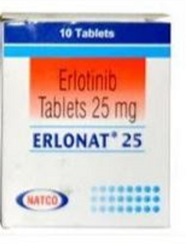 Erlonat Erlotinib Tablets 150 Mg - Erlotinib Hydrochloride, Pack Of 30 Tablets | Prescription Medication, Use Under Medical Guidance