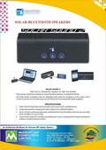 सौर ब्लूटूथ स्पीकर
