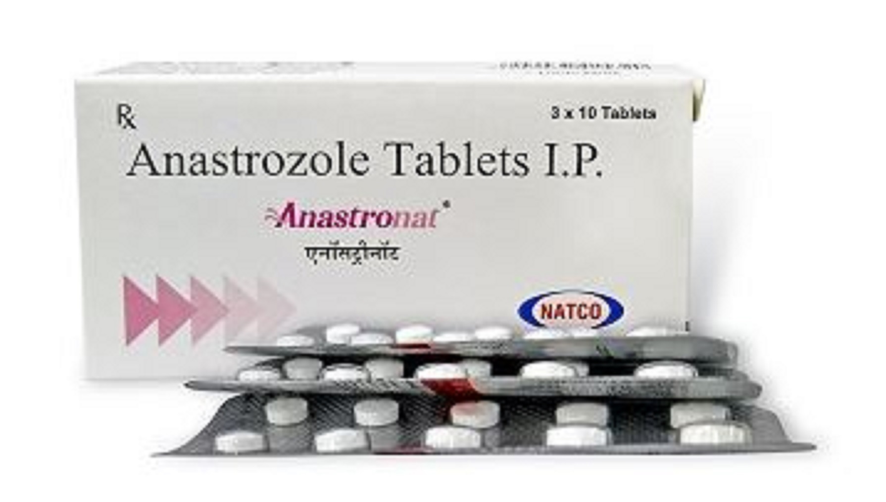 Anastrozole - 30 Tablets, Effective Hormonal Therapy For Breast Cancer Treatment
