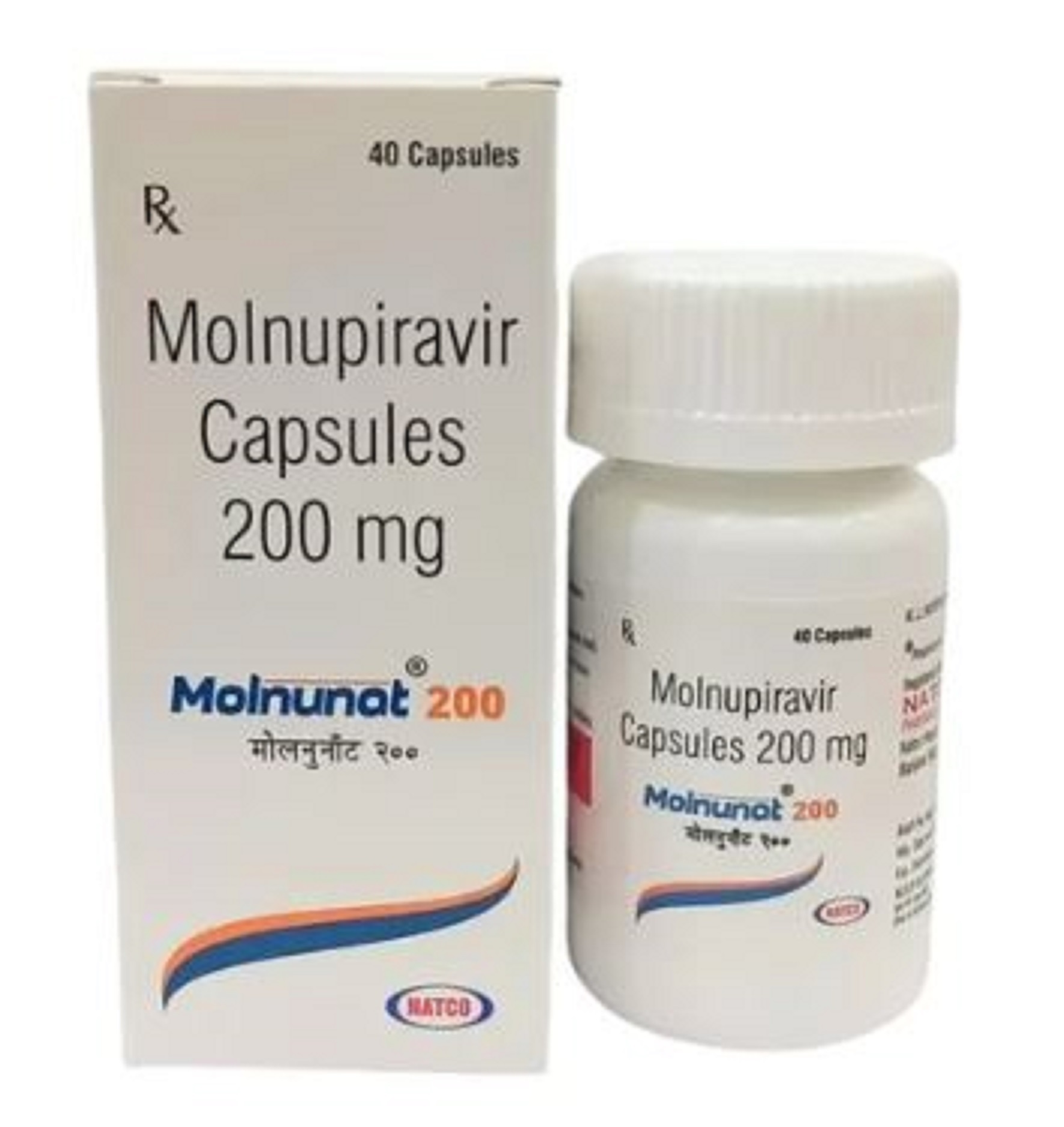 Molnunat - Molnupiravir Capsules 200 Mg | Pack Of 40, Prescription Drug For Medical Guidance