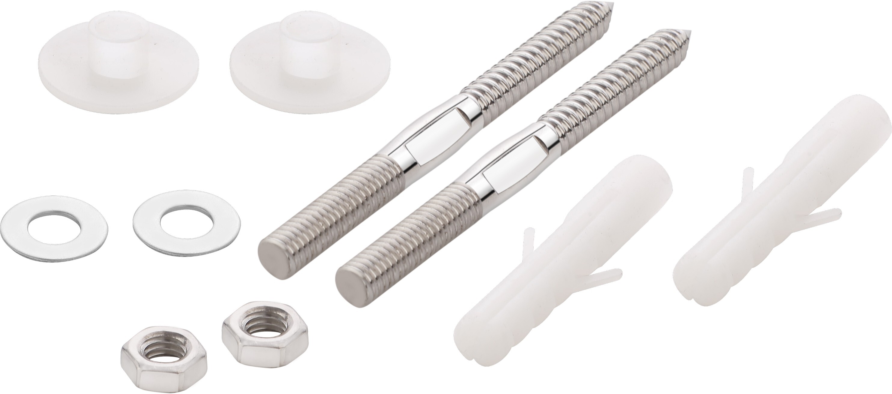 Washbasin Rackbolt - Stainless Steel, 8.80mm X 115mm, Silver Satin Finish | Easy Install, Durable Design For Effortless Bathroom Organization