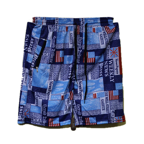 Men's Casual Shorts - 100% Cotton, Adjustable Fit With Drawstring , Lightweight Printed Design In Various Colors