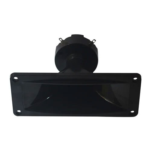 RST 325N Black Horn Piezo Tweeter - 188x79x125 mm, 3-20 kHz Frequency Range, 75/250 Watt Power Output | Durable Design, Built-In Crossover Network
