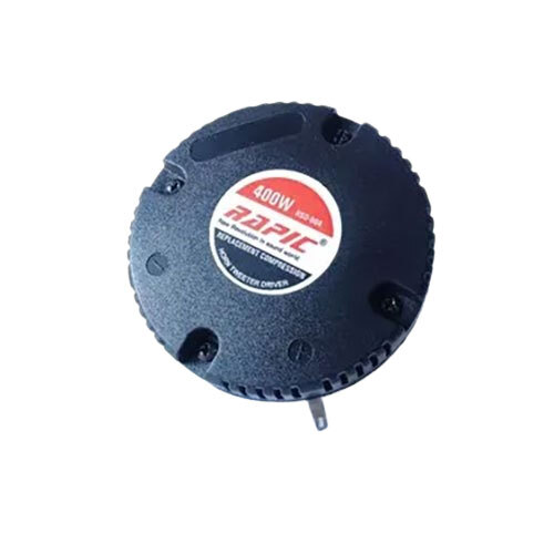 Rsd-004 Round Speaker Tweeter - Durable Material, 104x75 Mm, Black | Frequency Range 3-20 Khz, Low Distortion, Warranty Included