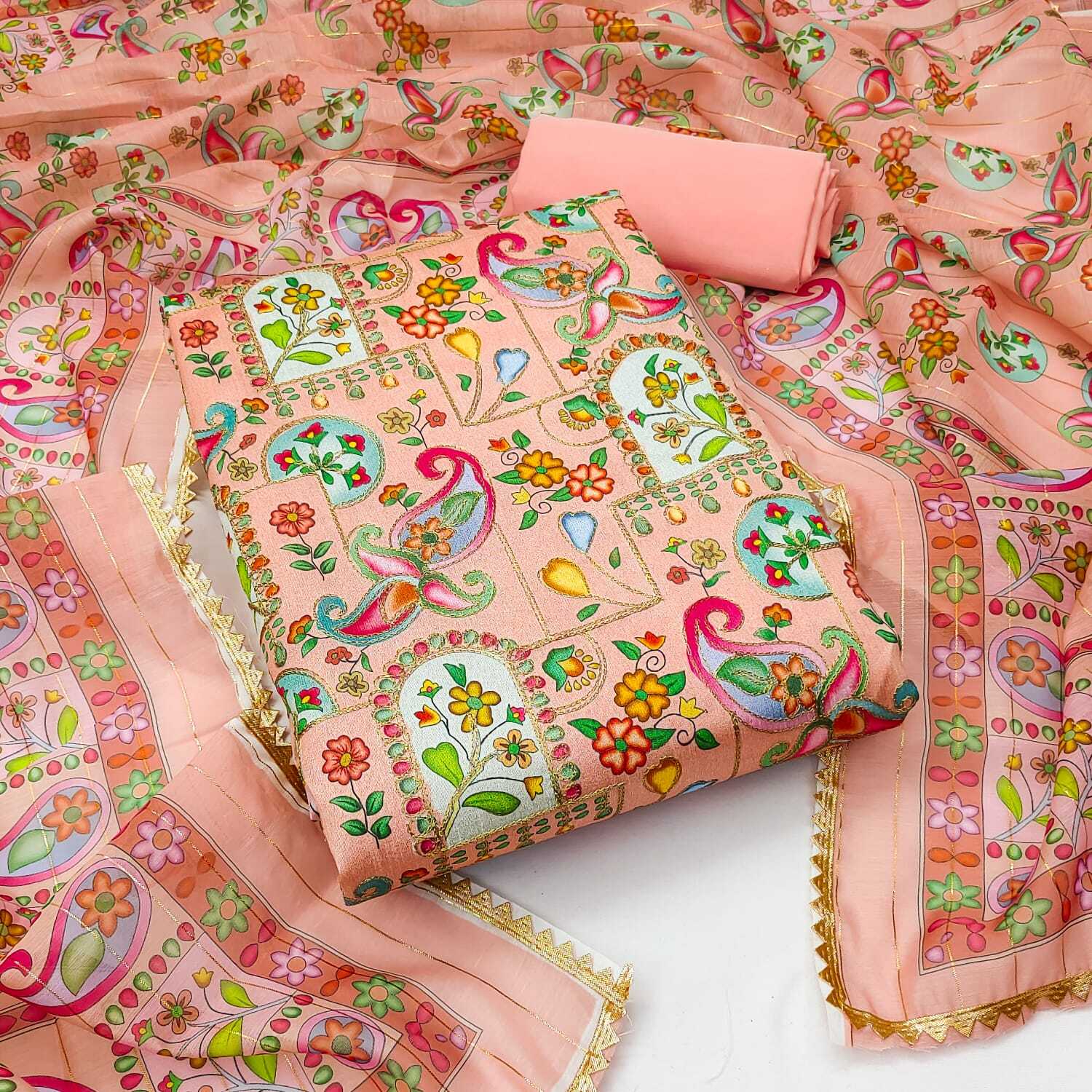 Dress Material - Color: Multicolor