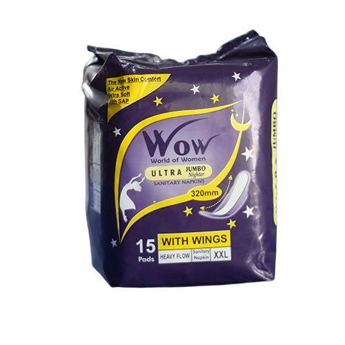 Xxl 320mm 15 Ultra Jumbo Nighter Sanitary Napkins Age Group: Women