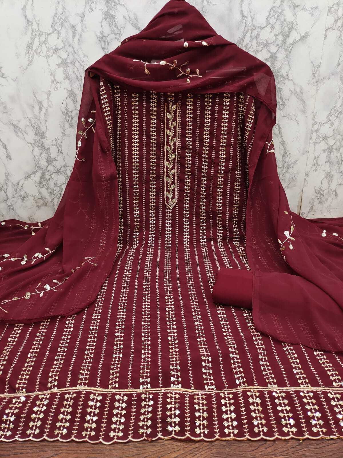 Dress Material - Color: Blue